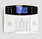 Ibell gsm home security alarm system with 2 door sensors, 1 motion sensor, 2 remote & 1 wired siren (white)