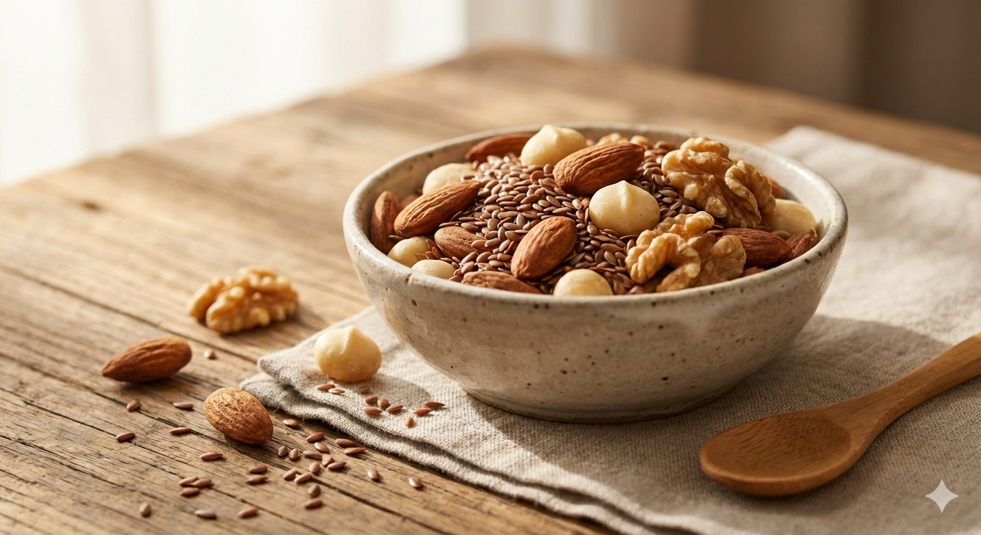 Keto Crunch Nut Mix - Almond & Flax Seeds