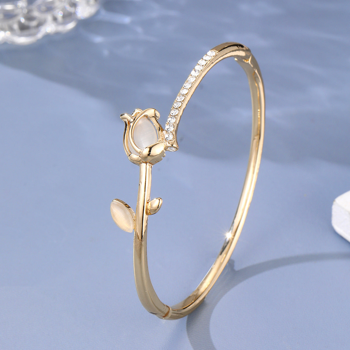 Graceful Opal Tulip Bracelet