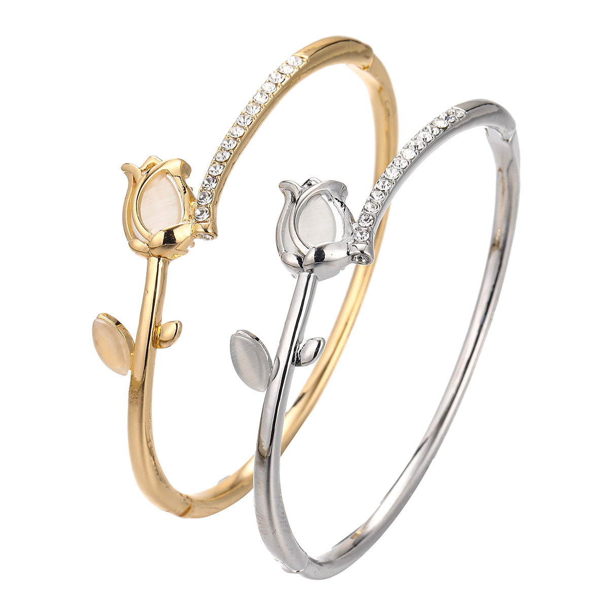 Graceful Opal Tulip Bracelet