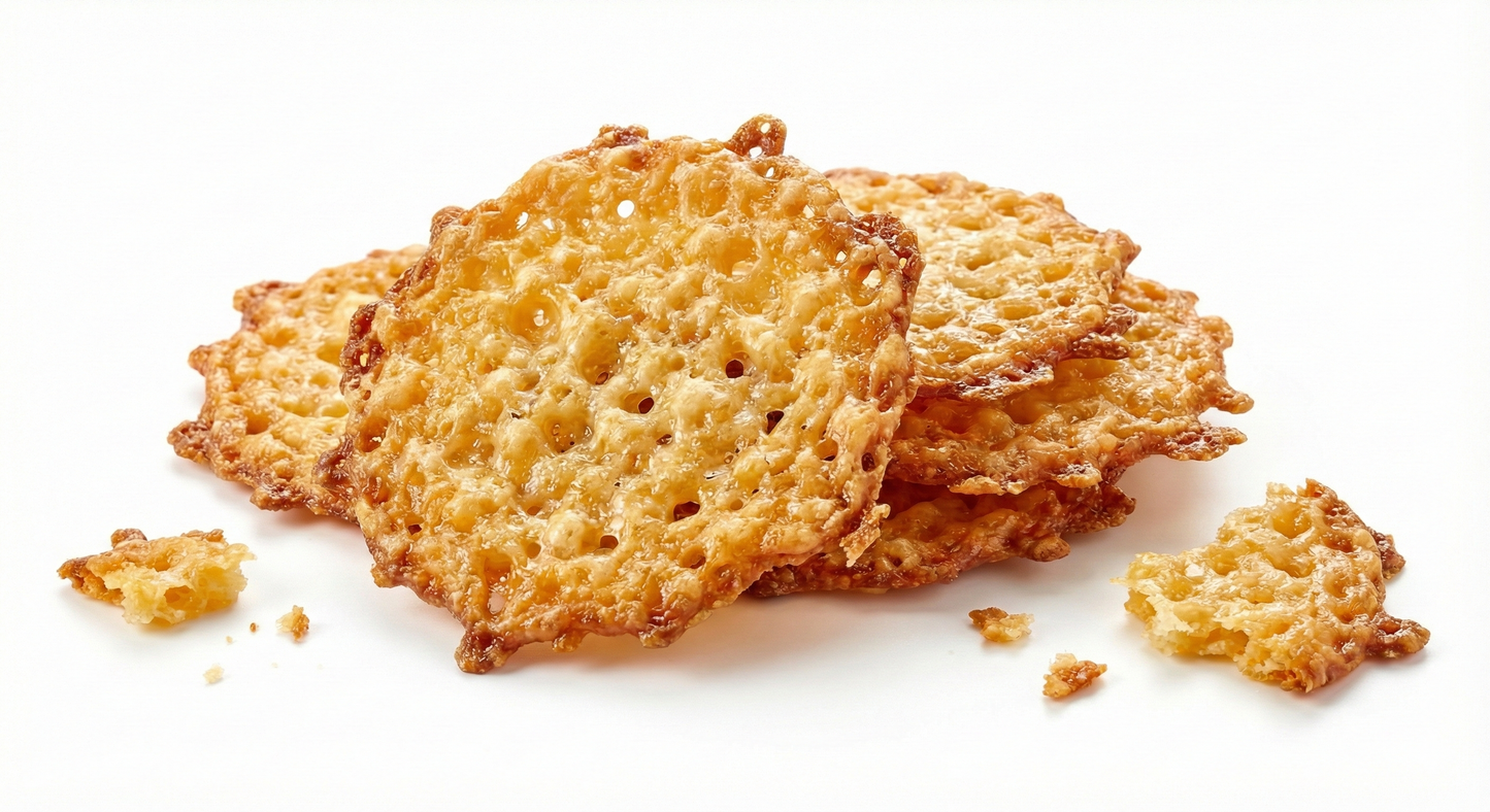 Crunchy Keto Cheese Crisps - Classic Cheddar
