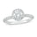 Silver infinity heart ring