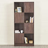 Furniture Cello Novelty Compact Plastic 2 Door Cupboard with Shelf(White and Gre