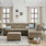 Furniture Amazon Brand - Solimo Ferbane 3 Seater Sofa (Fabric, Sand Brown)