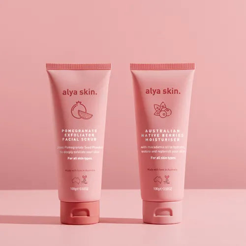 Daily skincare package moisturiser exfoliator 80g