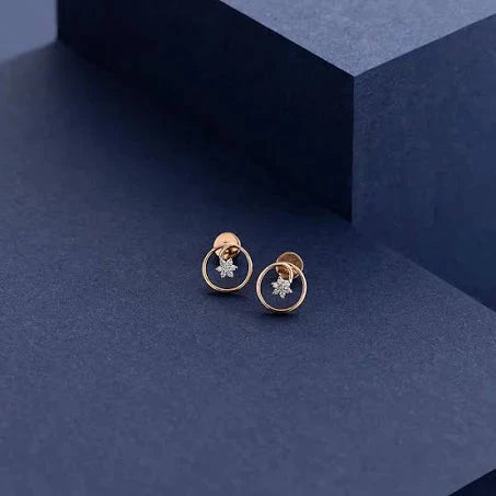Gold errings