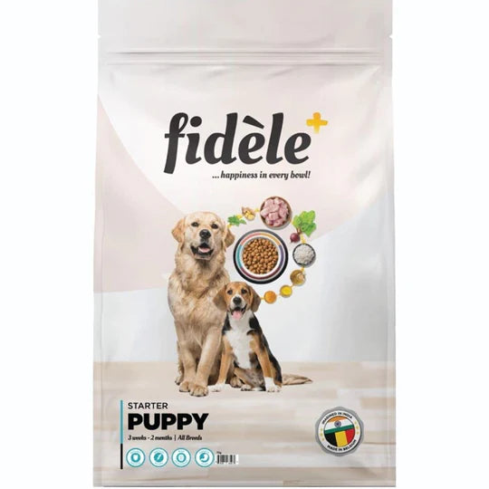 Fidele plus starter puppy dog dry food