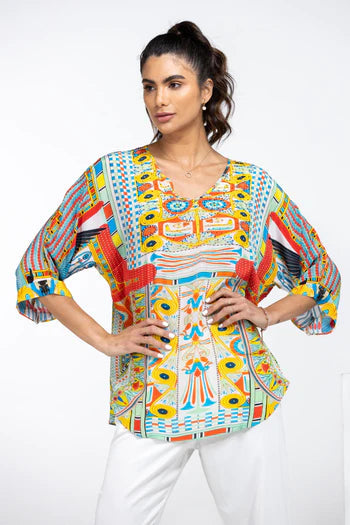 Arabia - blouson tunic top