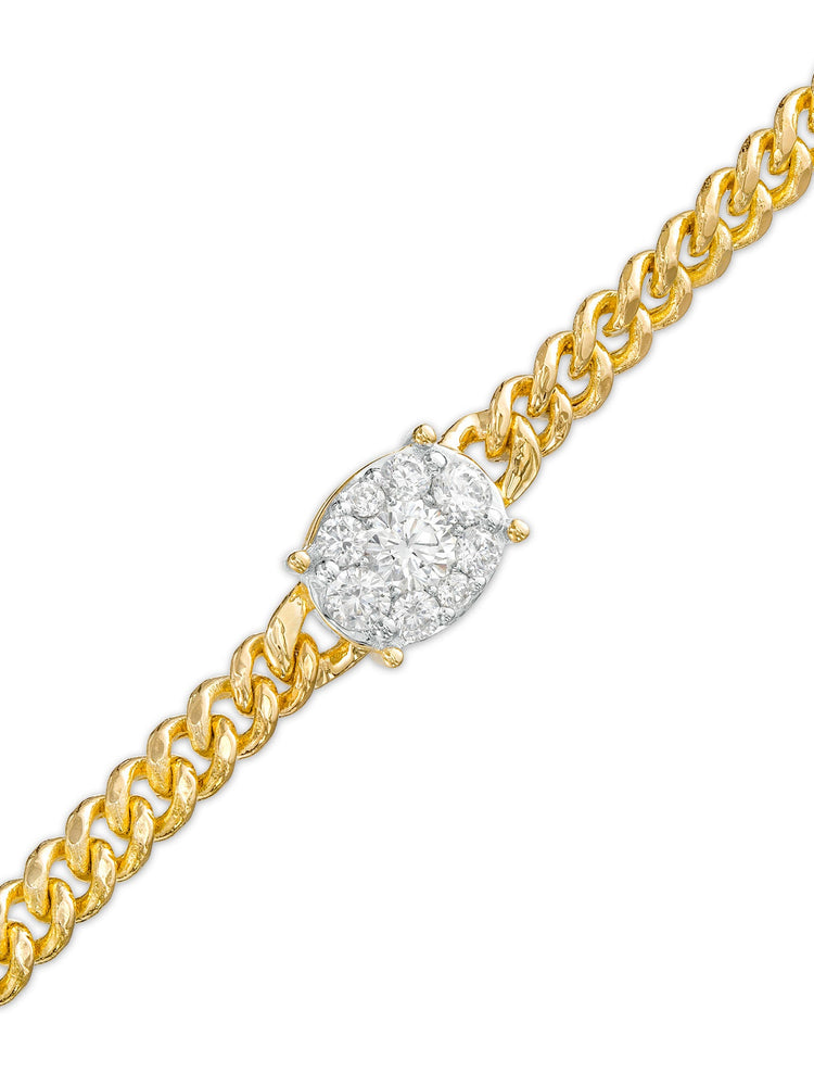Whimsy Helix Dimond  Bracelet