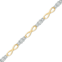 Love & Light Gold and Dimond  Bracelet