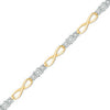Love & Light Gold and Dimond  Bracelet