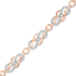 Whimsy Helix Dimond  Bracelet
