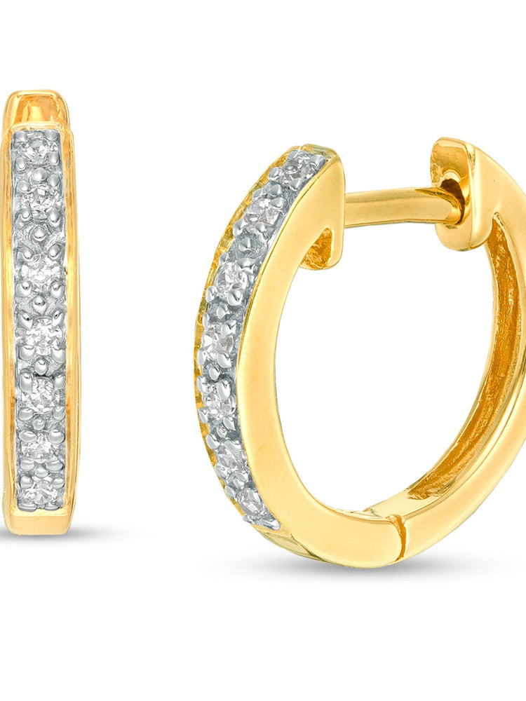 Unique Floral Gold and Diamond  Errings
