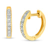 Unique Floral Gold and Diamond  Errings