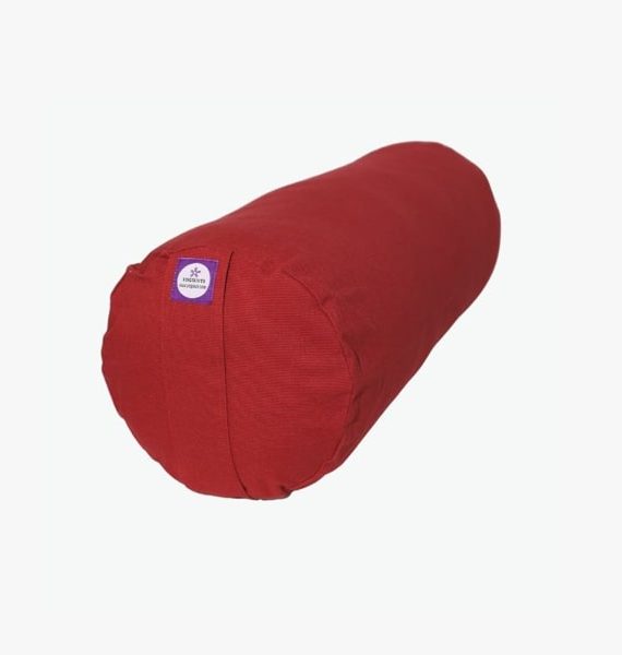 Maroon round bolster min