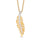 Gemini Zodiac  Rose necklace