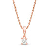 Gemini Zodiac Gold Pendant necklace
