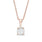 Artsy mesh diamond necklace