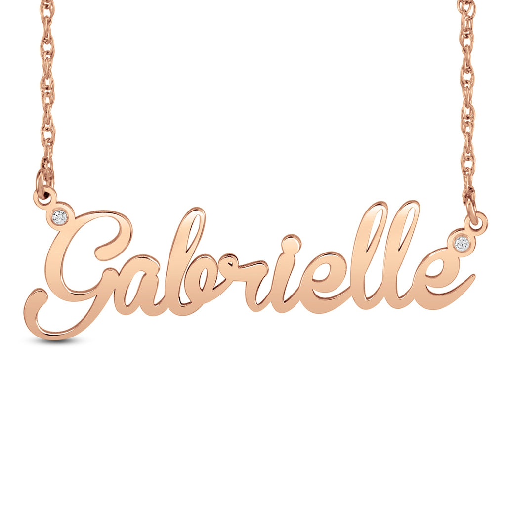 Gemini Zodiac Rose Pendant necklace