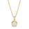Artsy mesh diamond necklace