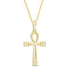 Gemini Zodiac Gold Pendant necklace