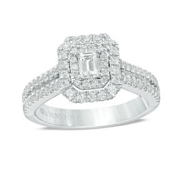 Silver infinity heart ring