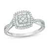 Silver infinity heart ring