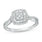 Silver infinity heart ring