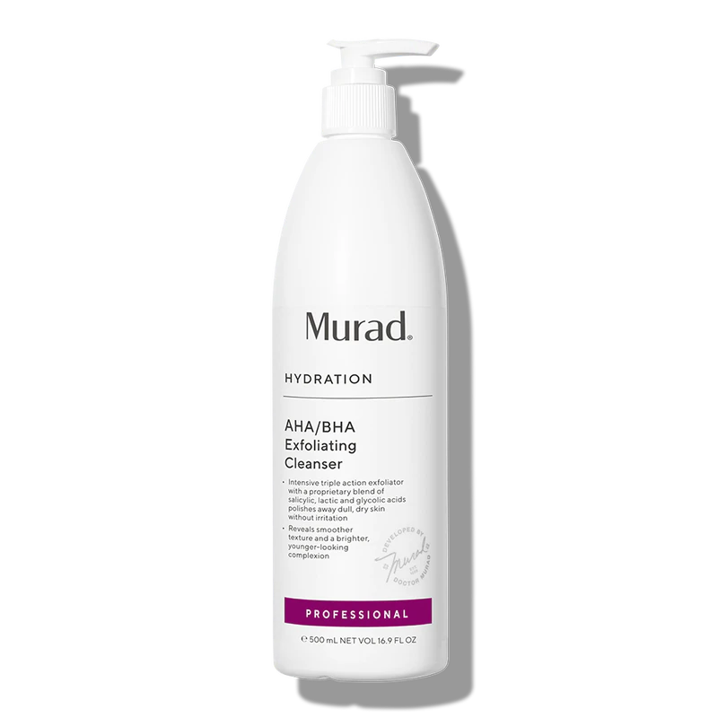 AHA/BHA exfoliating cleanser professional size