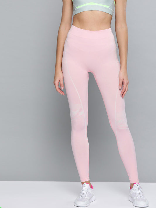 Peach skin melange solid seamless yoga rapid dry tights